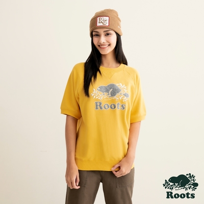 Roots 女裝- SPARKLE圓領上衣-赭色