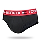 Tommy Hilfiger Bold Cotton Brief 男內褲 棉質高彈性三角褲/Tommy內褲-紅帶黑 product thumbnail 1