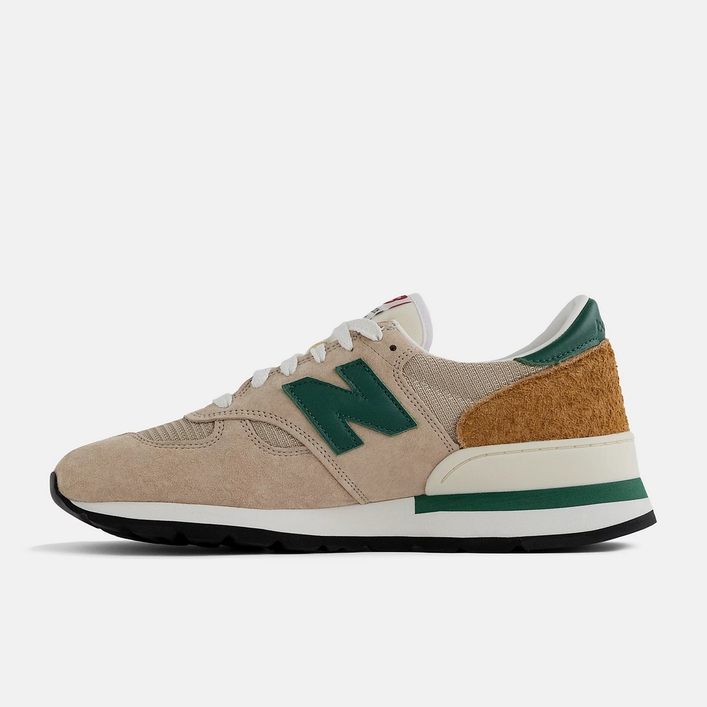 New Balance MADE US 990 男女復古休閒鞋-卡其/綠-M990TG1-D | 休閒鞋