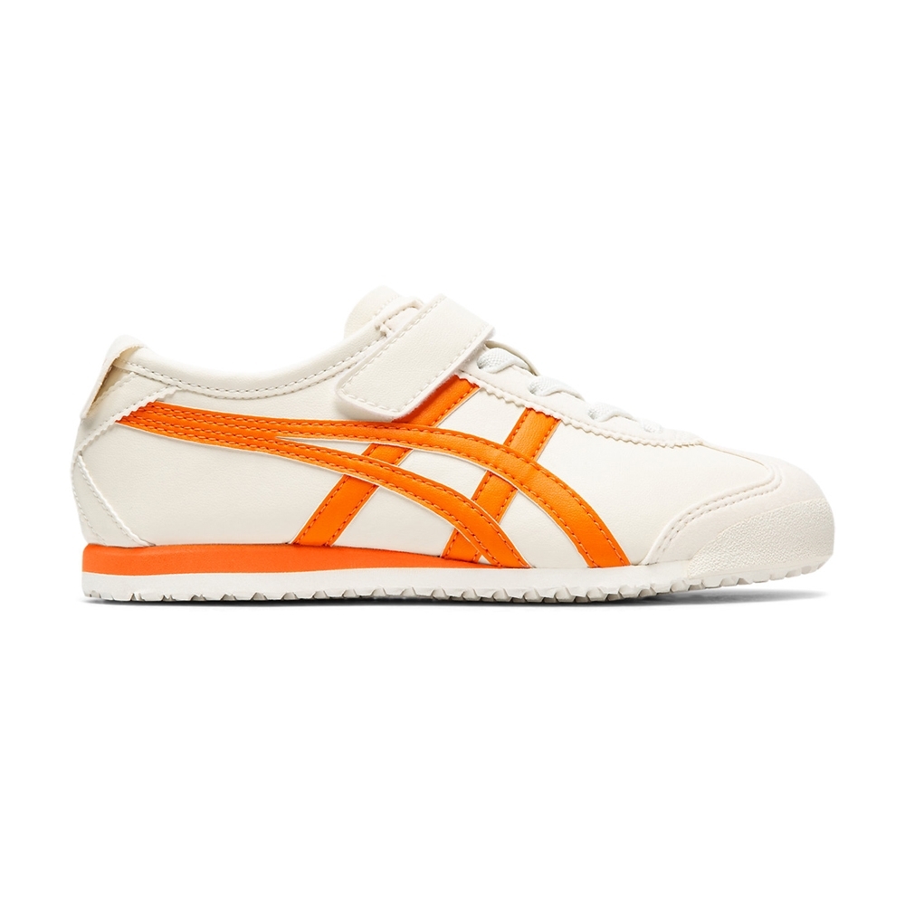 Onitsuka Tiger鬼塚虎-MEXICO 66 PS 大童休閒鞋 (米色底橘邊)1184A049-100