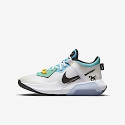 Nike Air Zoom Crossover GS [FJ7687-101] 大童 籃球鞋 運動 訓練 透氣 穩定 白藍