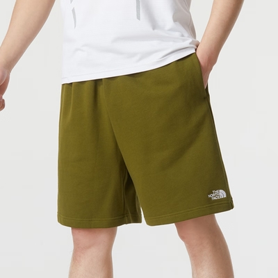 The North Face 北臉 短褲 男款 運動褲 M SMALL LOGO FT SHORTS 綠 NF0A88GDPIB