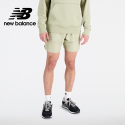 [New Balance]鬆緊抽繩口袋休閒短褲_男性_綠色_MS3351