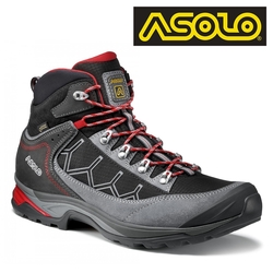 ASOLO 男款 GTX 中筒郊山健走鞋 FALCON GV A40016/A640 / 灰黑色