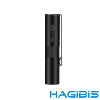 HAGiBiS aux/3.5mm 5.0版免持音源收發器 黑色款帶夾扣