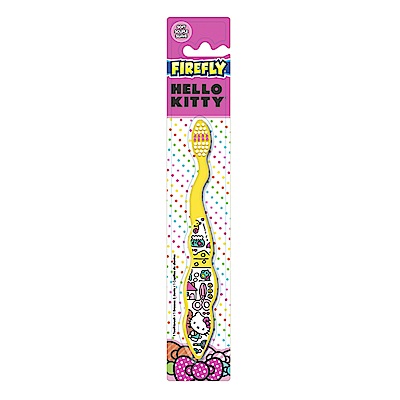 美國 FIREFLY Hello Kitty 單入兒童牙刷(黃)