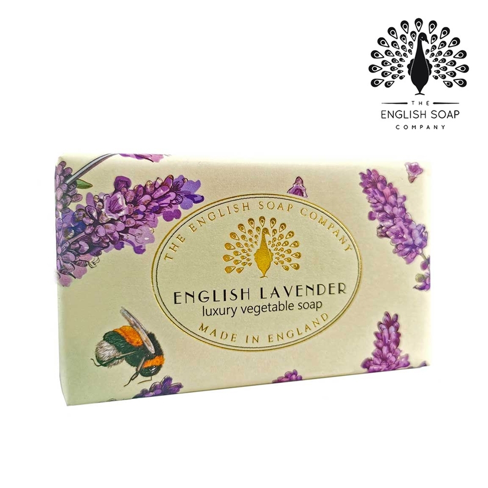 The English Soap Company 乳木果油復古香氛皂-英國薰衣草 Vintage English Lavender 190g