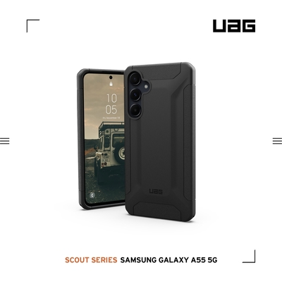 UAG Galaxy A55 5G 耐衝擊保護殼-黑