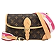 LV M46049 DIANE 經典花紋雙肩帶兩用復古郵差包/法棍包 product thumbnail 1