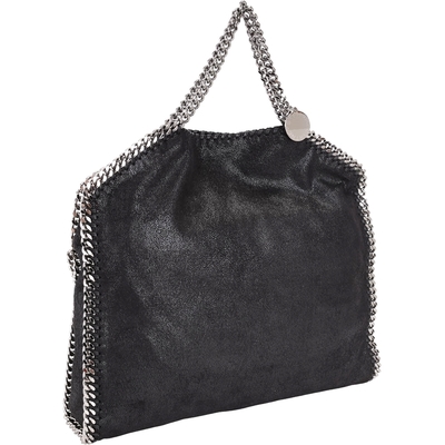 Stella McCartney Falabella Shaggy 鍊帶兩用包(黑色)