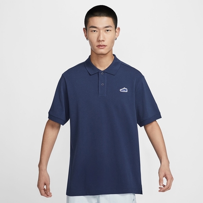 NIKE 上衣 男款 短袖上衣 運動 POLO衫 AS M NK CLUB PQ POLO GCEL 藍 HJ3960-410