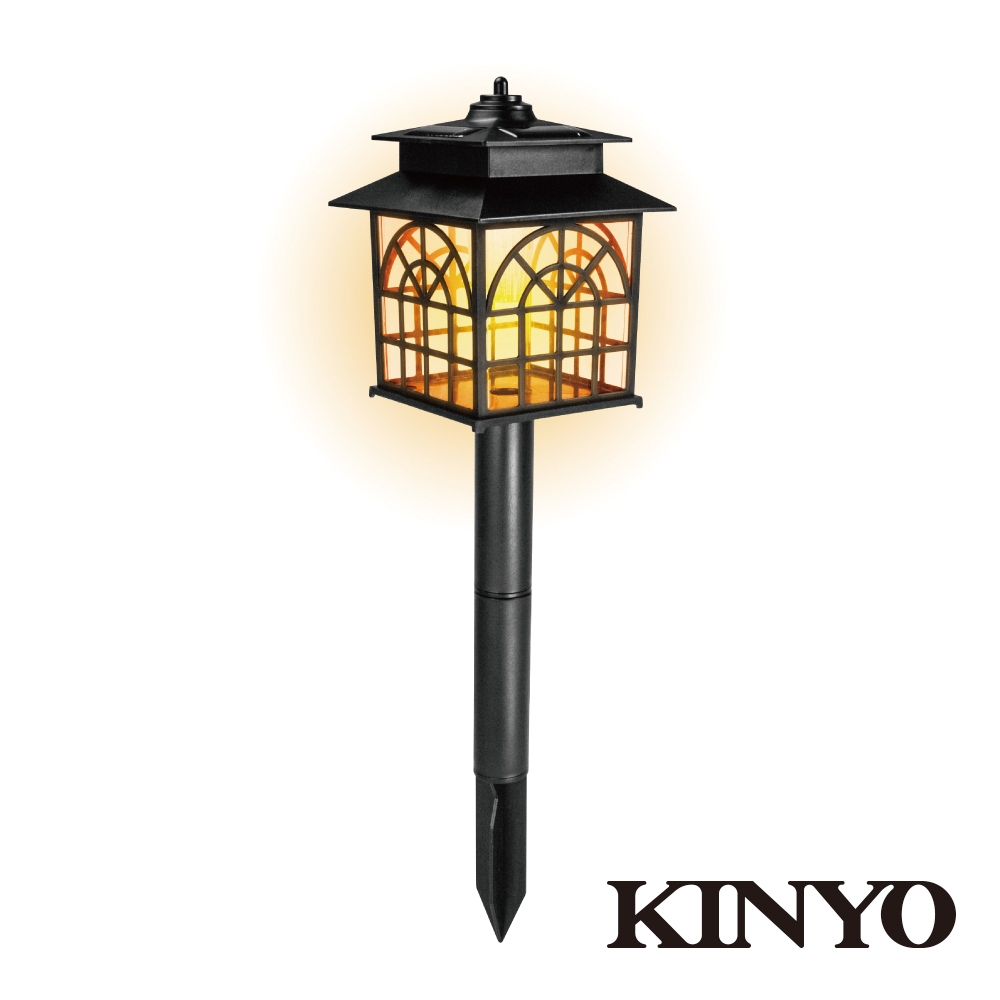 KINYO 日式太陽能LED庭園燈GL6025