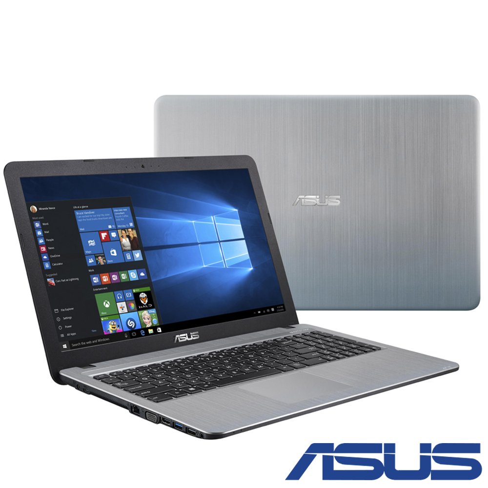 ASUS X541NA 15吋四核筆電(N4200/500G/4G/DVD/銀