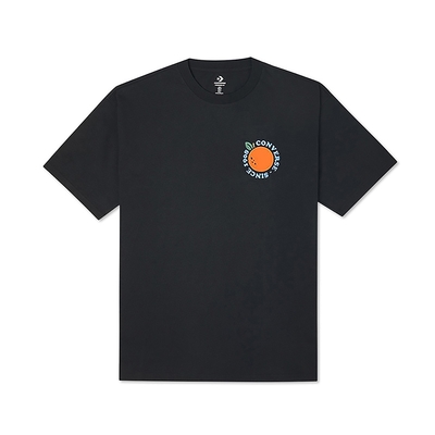 CONVERSE ORANGE JUICE TEE 短袖上衣 男款 黑色-10023039-A01