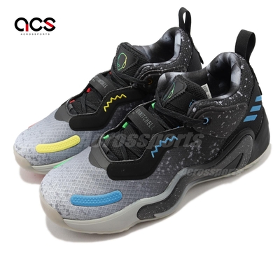 adidas 籃球鞋 D O N  Issue 3 GCA 男鞋 黑 灰 漸層 運動鞋 緩衝 XBOX 聯名款 GW3647