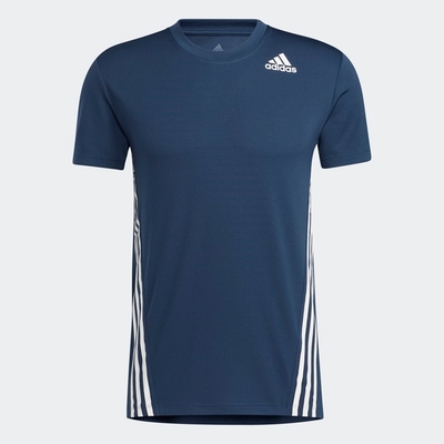 ADIDAS 上衣 短袖上衣 運動 慢跑 男款 藍 GM1066 AERO 3S TEE