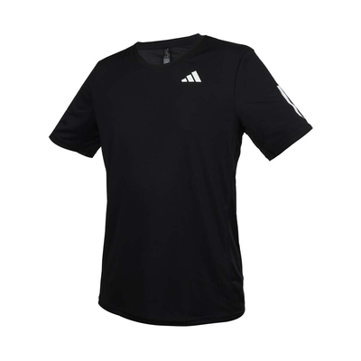 ADIDAS 男短袖T恤-休閒 上衣 吸濕排汗 慢跑 愛迪達 IS2296 黑白