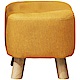 綠活居 布諾亞麻布紋皮革小椅凳/方凳(六色)-30x30x30cm免組 product thumbnail 1
