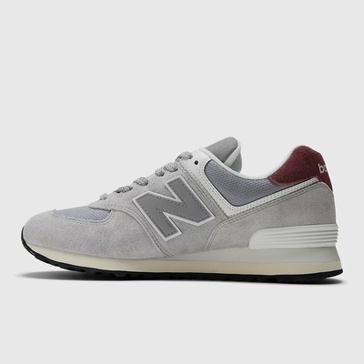 New Balance 574系列 男復古休閒鞋-淺灰色-U574KBR-D