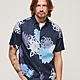 SUPERDRY 男裝 短襯衫 質感花襯衫 Hawaiian 菊花海軍藍 product thumbnail 1