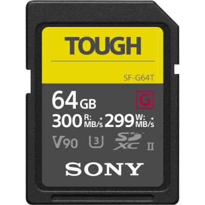 SONY SF-G64T SD SDXC 64GB TOUGH UHS-II 高速記憶卡