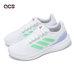 adidas 慢跑鞋 Runfalcon 3 W 女鞋 白 綠 網布 緩衝 透氣 運動鞋 愛迪達 HP7561