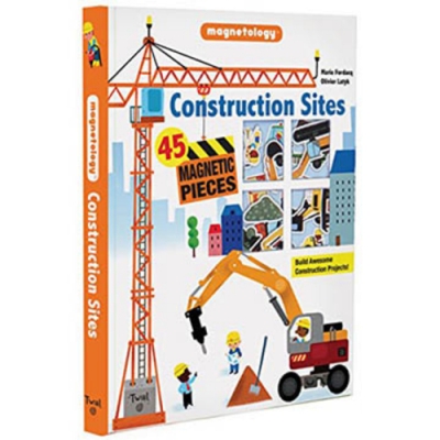 Construction Sites：Magnetology 建築工地遊戲磁鐵書