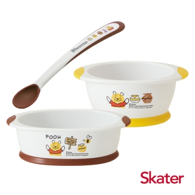 Skater幼童餐碗+深口盤+湯匙 (米奇)