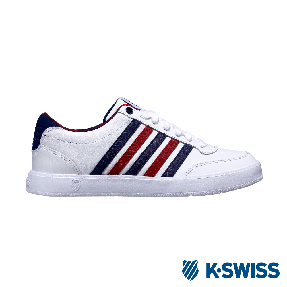 K-SWISS Court Lite CMF休閒運動鞋-男-白/藍/紅