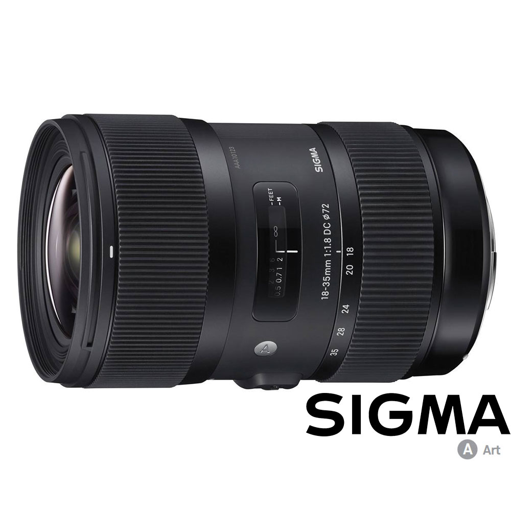 SIGMA 18-35mm F1.8 DC HSM Art (公司貨) APS-C 廣角大光圈變焦鏡頭