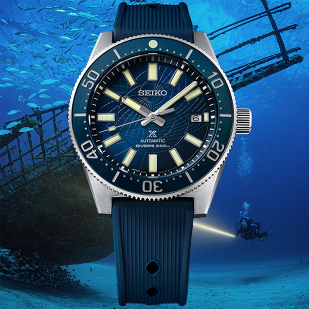 SEIKO精工 PROSPEX愛海洋系列 水中考古潛水機械腕錶 母親節 禮物 (8L35-01R0B/SLA065J1) SK044