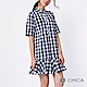 CHICA 甜美翻糖色鄉村格紋襯衫式設計洋裝(2色) product thumbnail 1