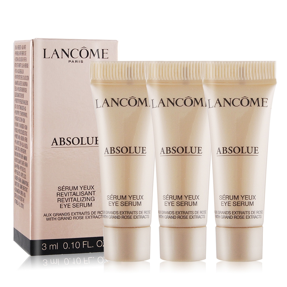 LANCOME 蘭蔻 絕對完美黃金玫瑰修護眼部活粹3mlX3