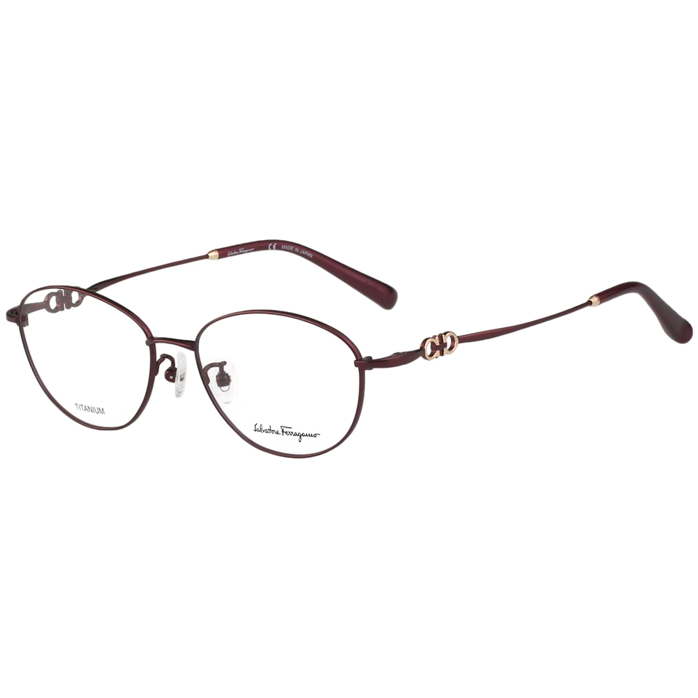 Salvatore Ferragamo 純鈦 光學眼鏡(紅色)SF2557A