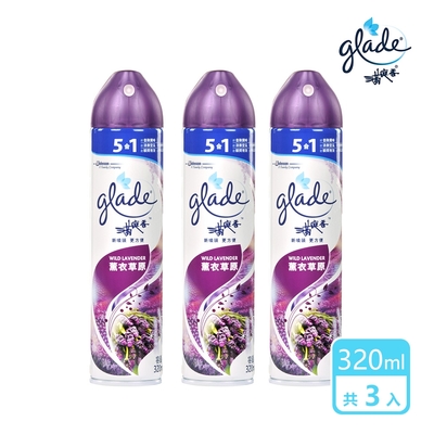 3入組 | 滿庭香 空氣清淨劑-薰衣草香320ml