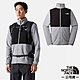 【The North Face】男 拼接舒適保暖立領抓絨外套/夾克_83O9-GVV 灰黑 product thumbnail 1