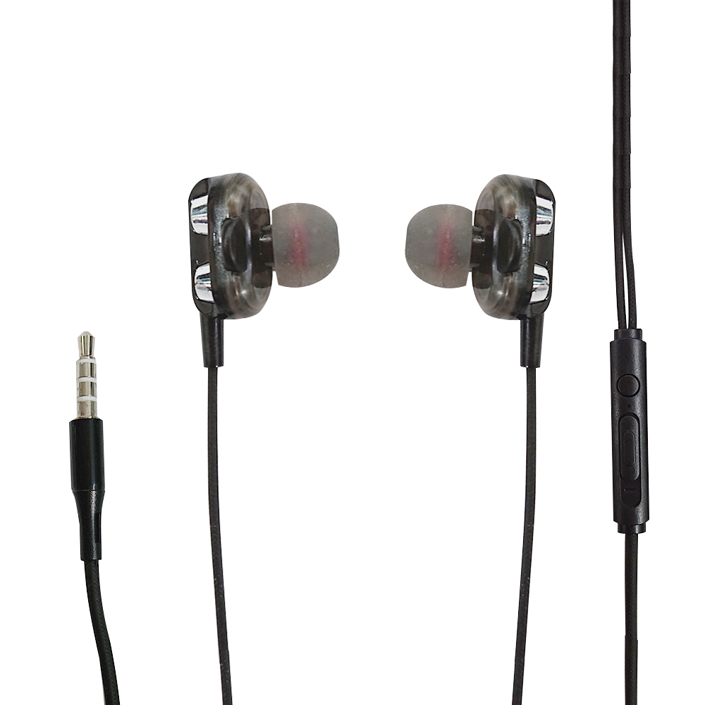 【Q&T】SY-T7056有線耳機 四核 雙動圈 耳機(低音3.5mm接頭)