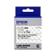 EPSON LK-5TWJ 消光霧面透明底白字 標籤帶 18mm product thumbnail 1