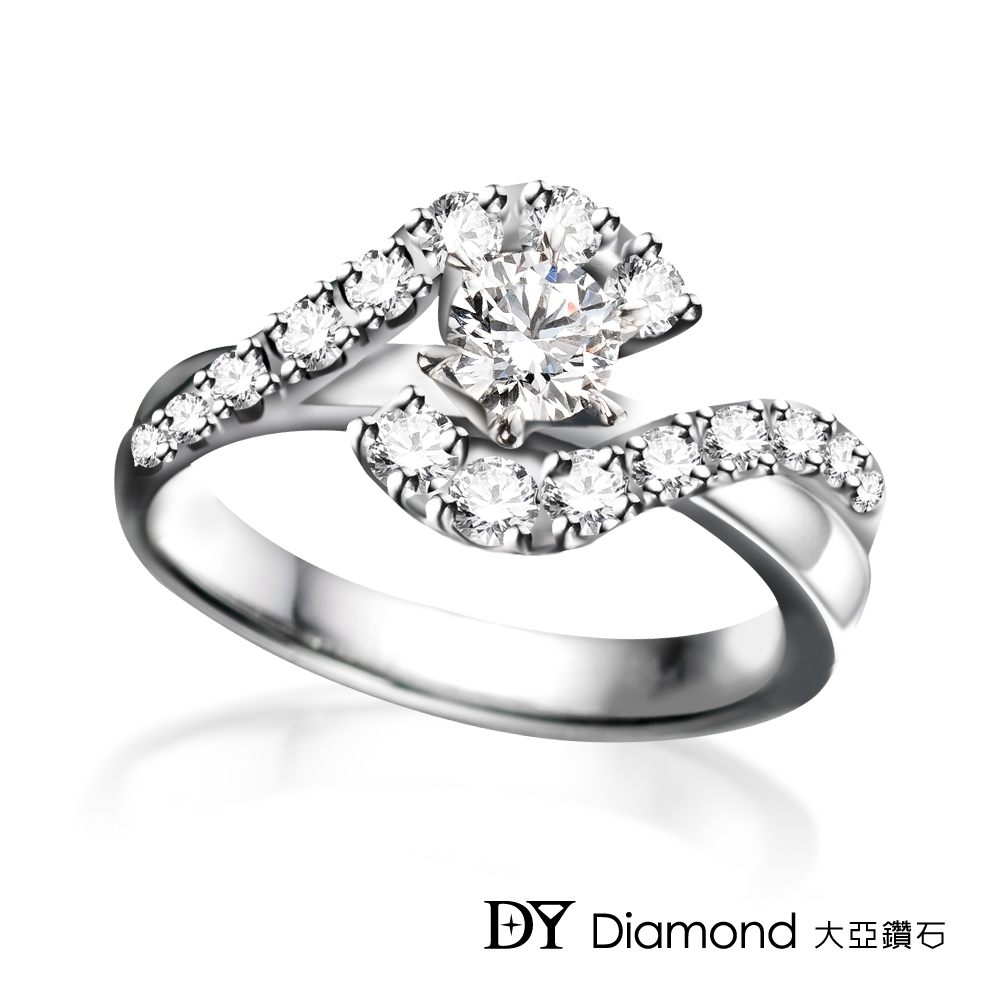 DY Diamond 大亞鑽石 18K金 0.40克拉 D/VS1 求婚鑽戒
