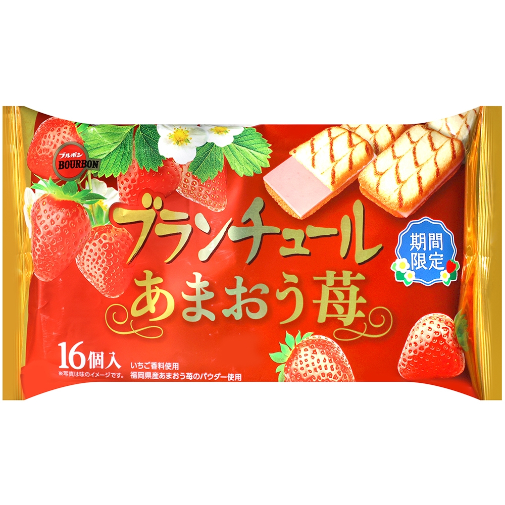 BOURBON北日本 草莓可可風味夾心餅家庭包 124.8g