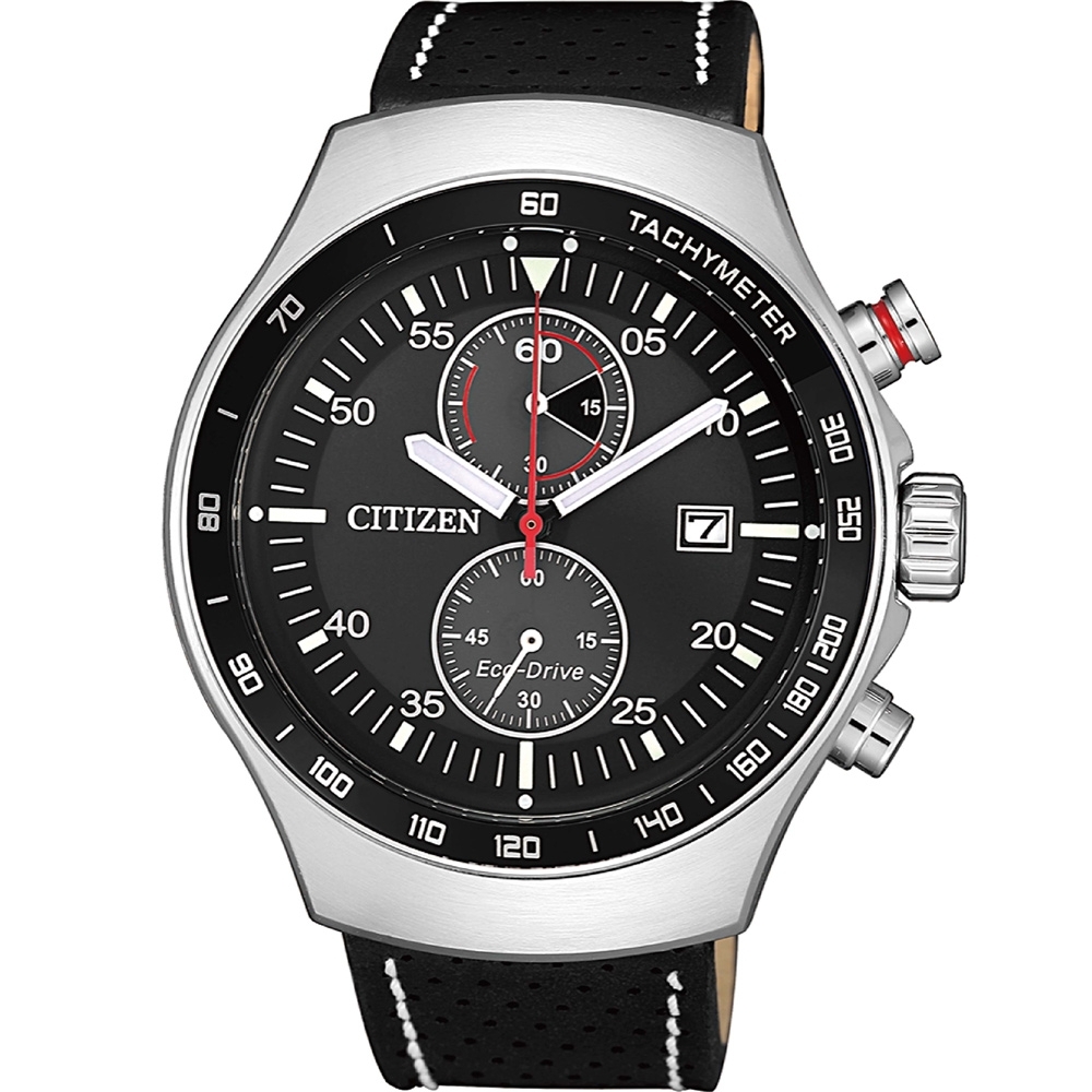 CITIZEN 紳士型男光動能計時男錶(CA7010-19E)43mm