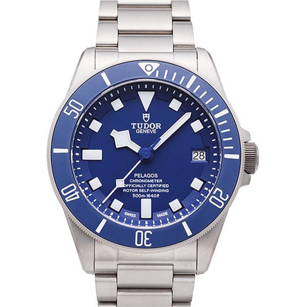 TUDOR帝舵 PELAGOS (25600TB) 鈦合金水鬼款x藍x42mm