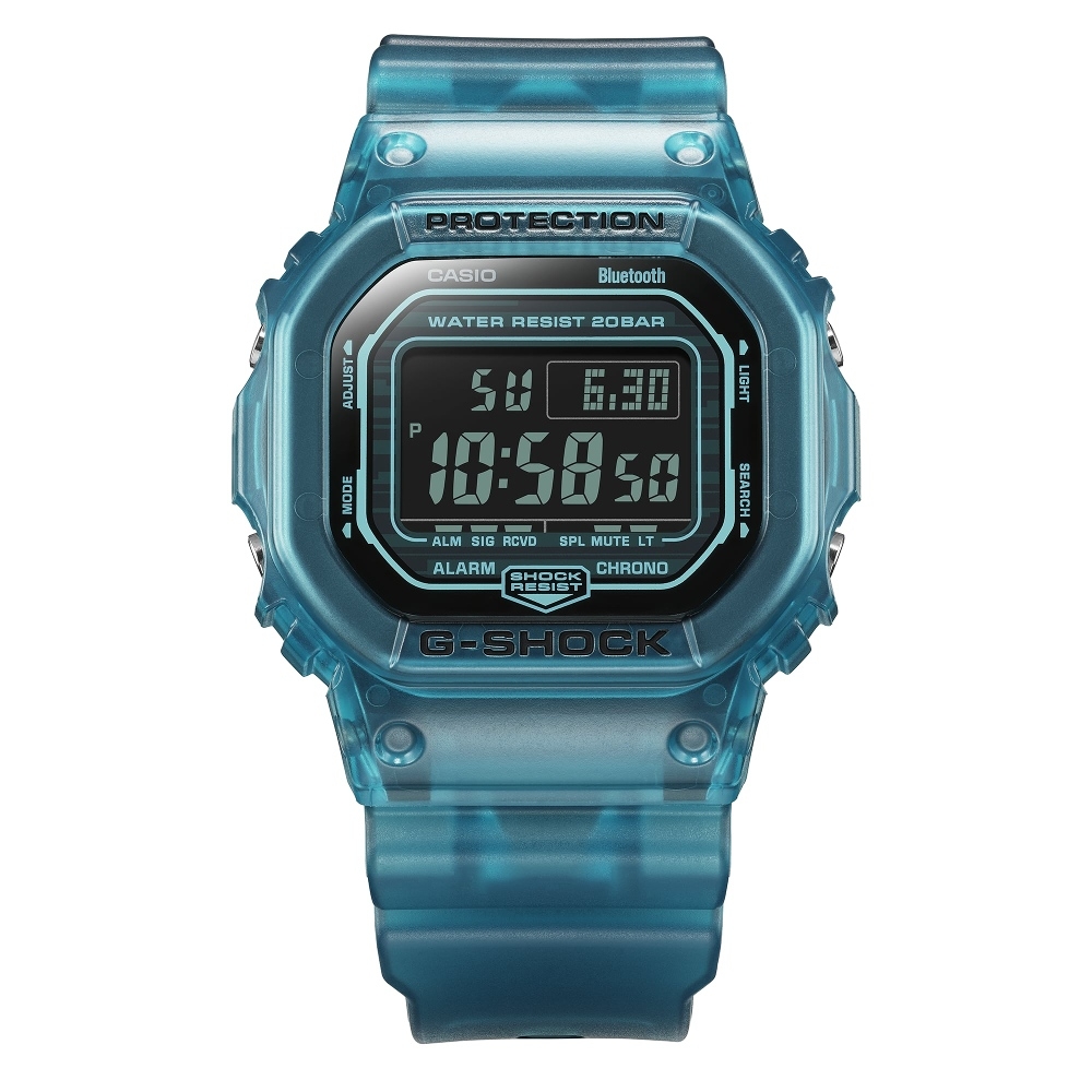 CASIO卡西歐G-SHOCK藍牙連結功能電子錶(DW-B5600G-2) | G-SHOCK