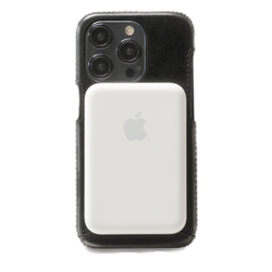 【n max n 台灣設計品牌】iPhone15 Pro 經典系列 - 全包覆式磁吸手機皮革套 - 碳黑