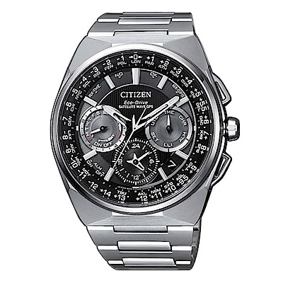 CITIZEN 星辰 GPS 鈦金屬光動能科技限量錶CC9009-81E