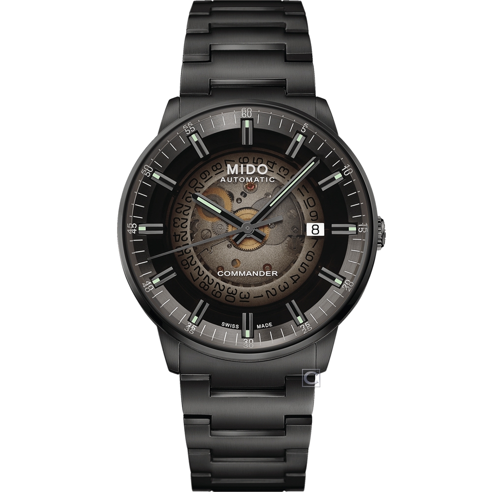 MIDO 美度官方授權 Commander Gradient系列 漸層機械錶(M0214073341100)