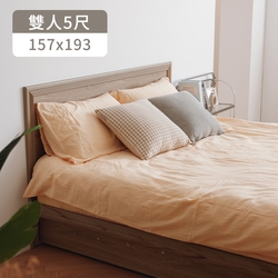 完美主義 Kim簡約木質窄框雙人5尺掀床(床頭片+掀床底)(4色)