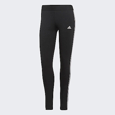 Adidas W 3s Leg [GL0723] 女 緊身褲 運動 訓練 健身 柔軟 棉質 彈性 舒適 亞洲尺寸 黑