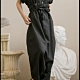 設計所在Style-多種穿法高腰麻料背帶褲休閒褲裙 product thumbnail 1