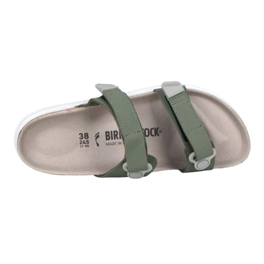 BIRKENSTOCK SAHARA 女足跡舒適拖鞋-海灘 戲水 游泳 勃肯 1019145 霧綠灰